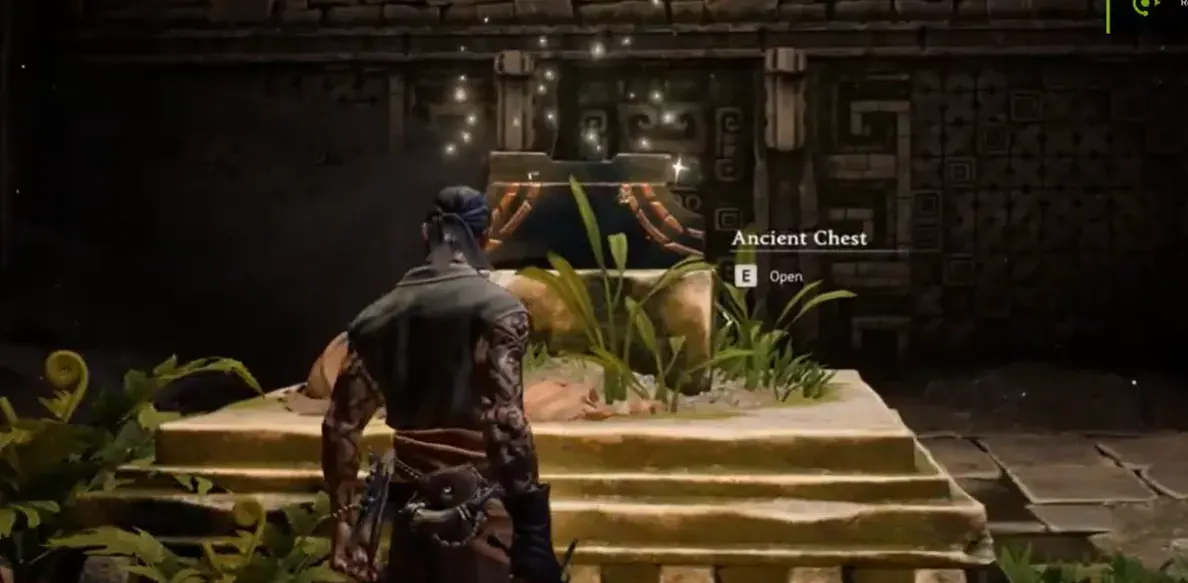 Ancient Chest in the swamp ruins to obtain powder