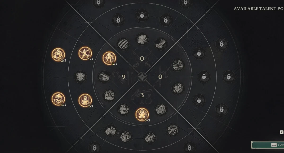 windrose-best-builds-rapier-build-rapier-of-devastation-talents