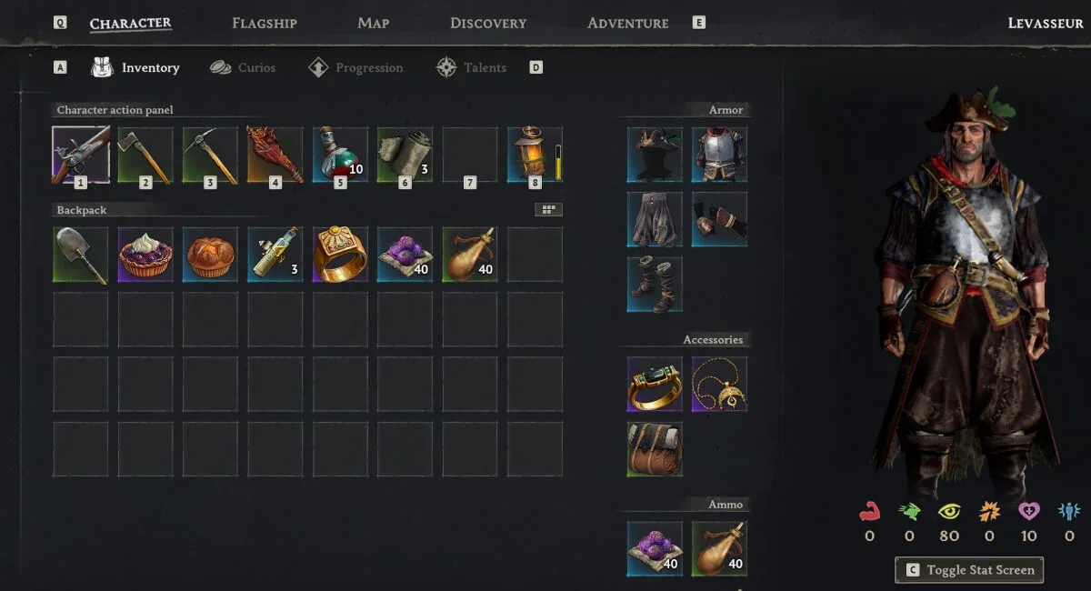 windrose-best-builds-best-ranged-build
