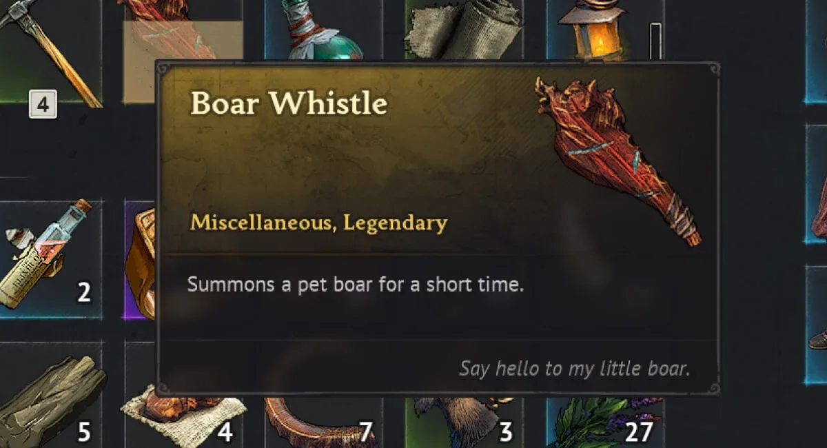 windrose-how-to-get-boar-whistle-crocodile-whistle